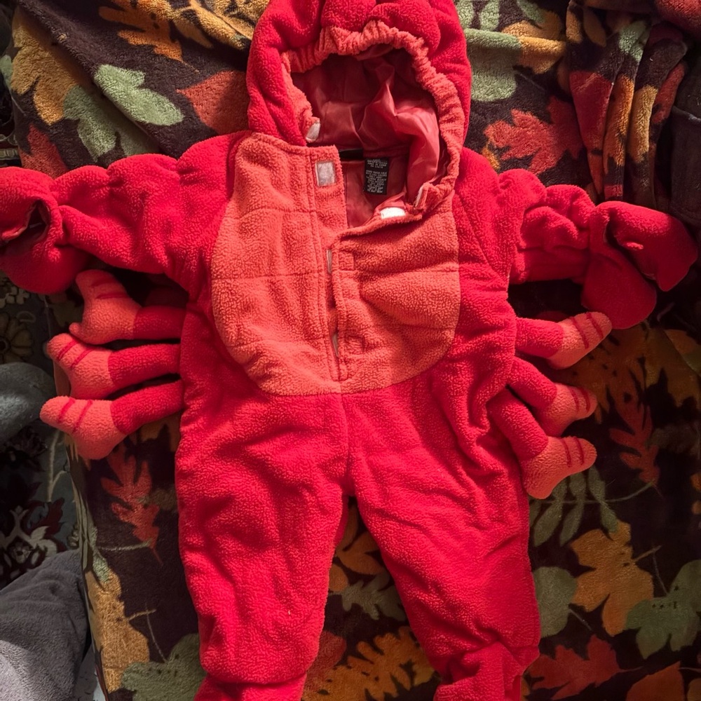 Red Lobster Baby Costume
